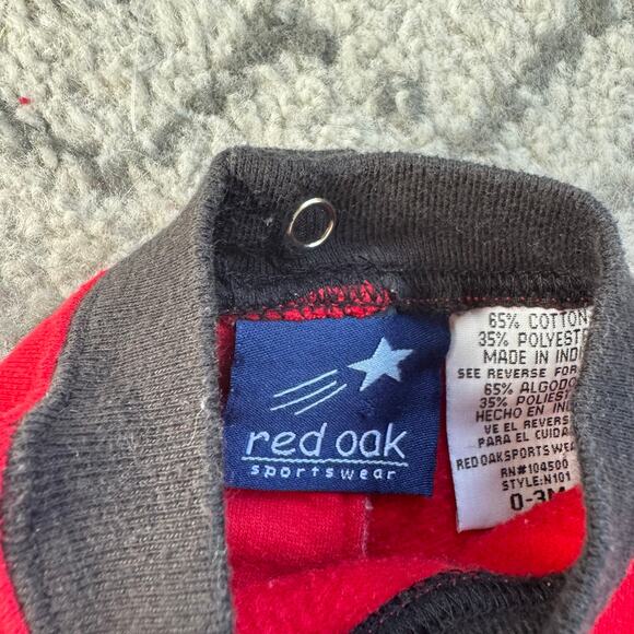 Vtg 1990s Red Oak Sportswear Nebraska Cornhuskers Infant One Piece 0-3M - Picture 6 of 8